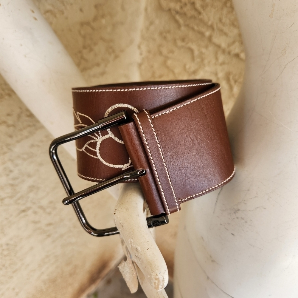 Vintage‎ Gucci Leather BELT - Picture 14 of 16